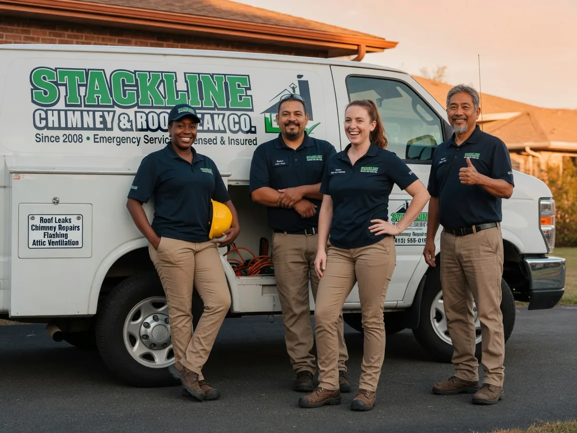 Chimney flashing repair company in Libertyville, IA